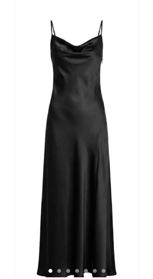 Bardot satin maxi dress