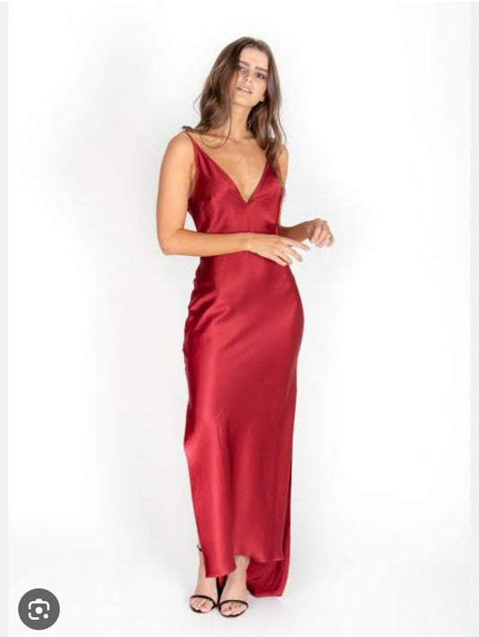Natalie Rolt Celine Red dress