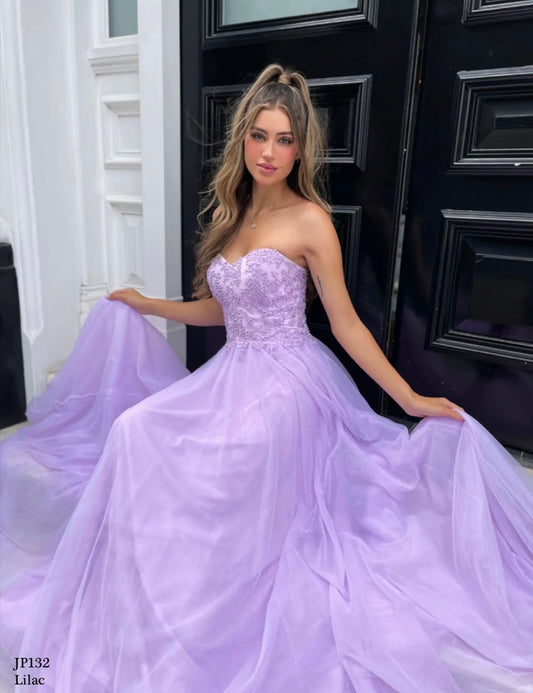 Jadore JP132 lilac ballgown