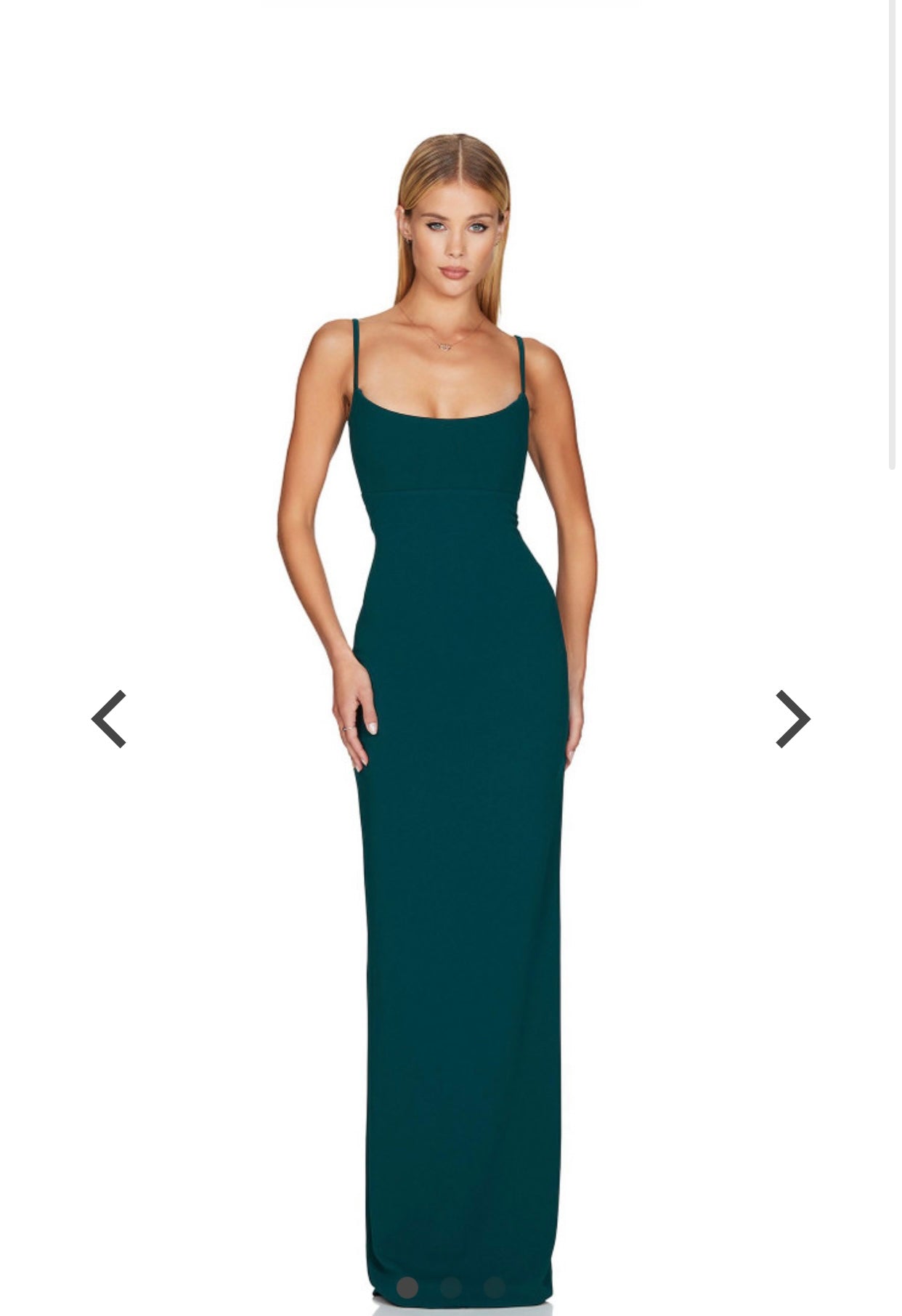 Nookie Bailey Teal gown