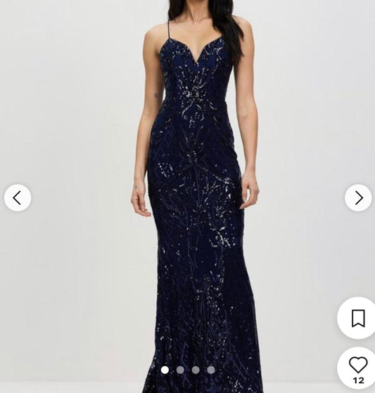 Bariano Ariel Strappy Gown