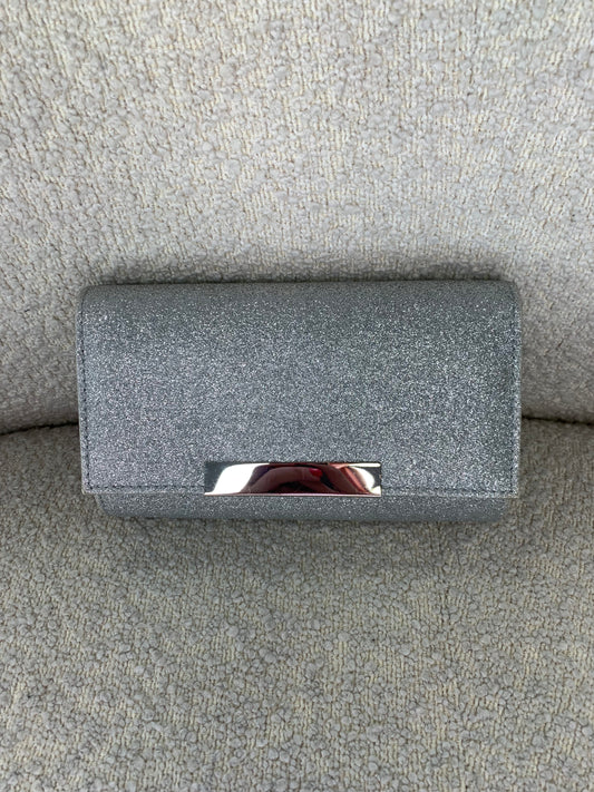Rubi & Kit silver clutch
