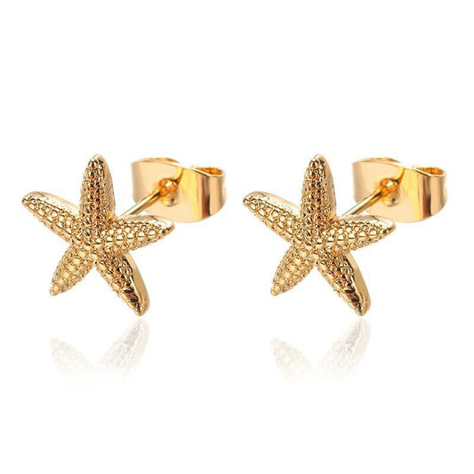 Sirena Gold Starfish Earrings