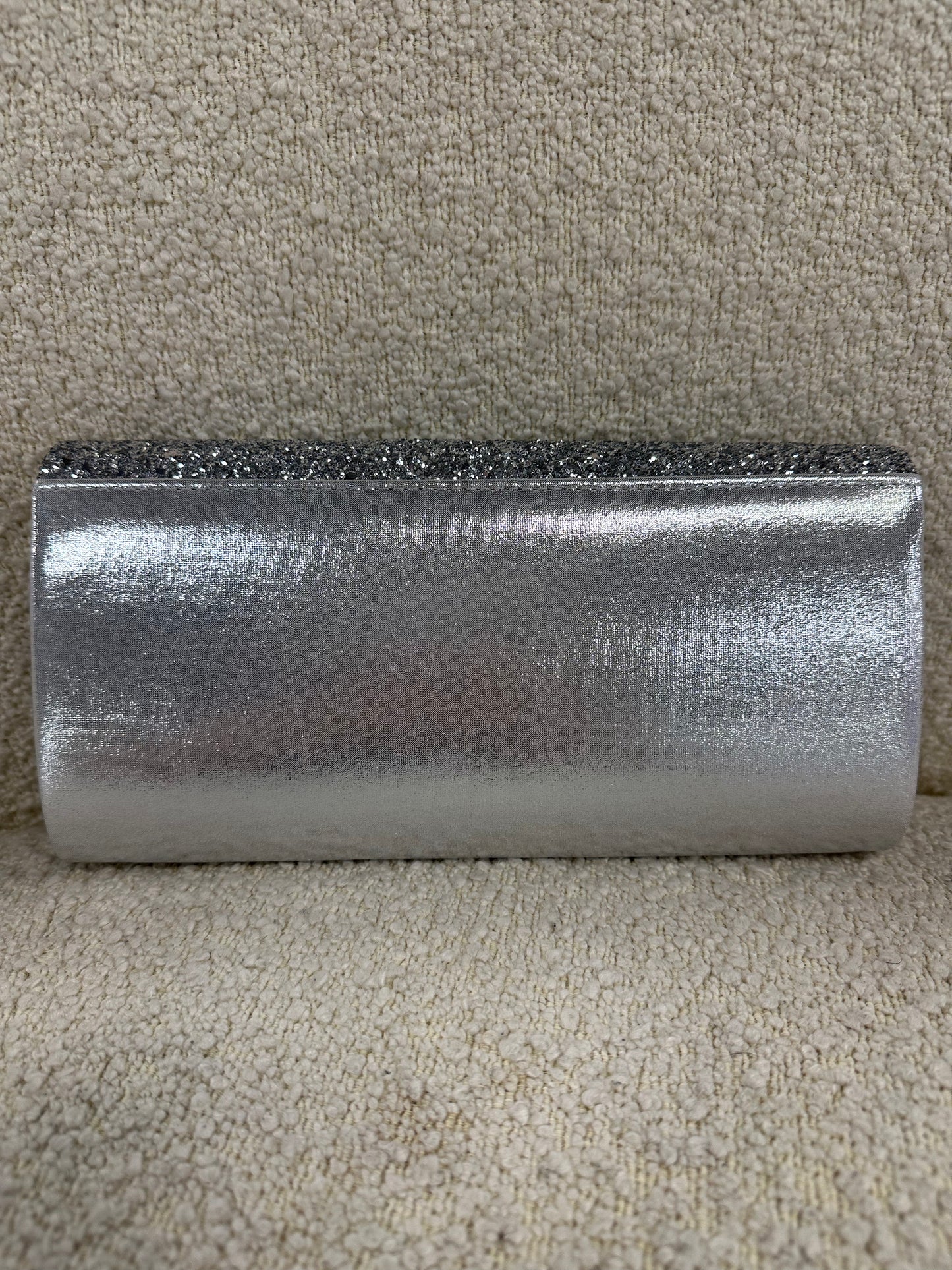 Silver Bag Clutch