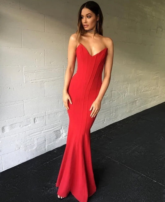 Zachary Olympia Gown Red