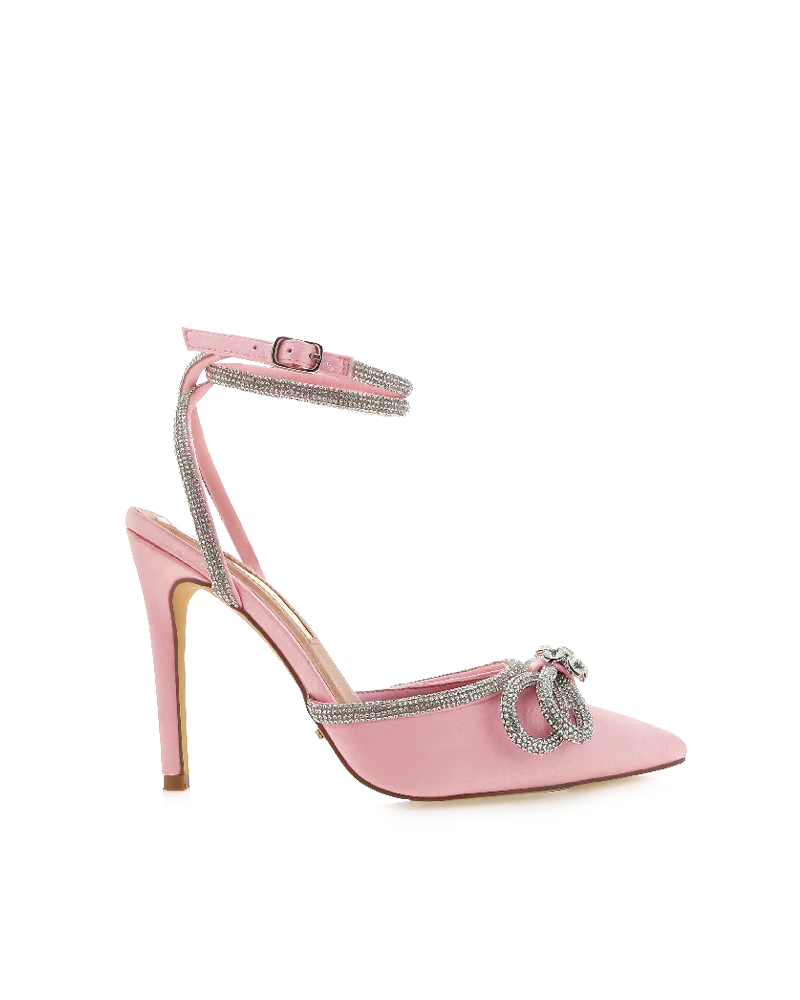 Billini Bow Heels Pink