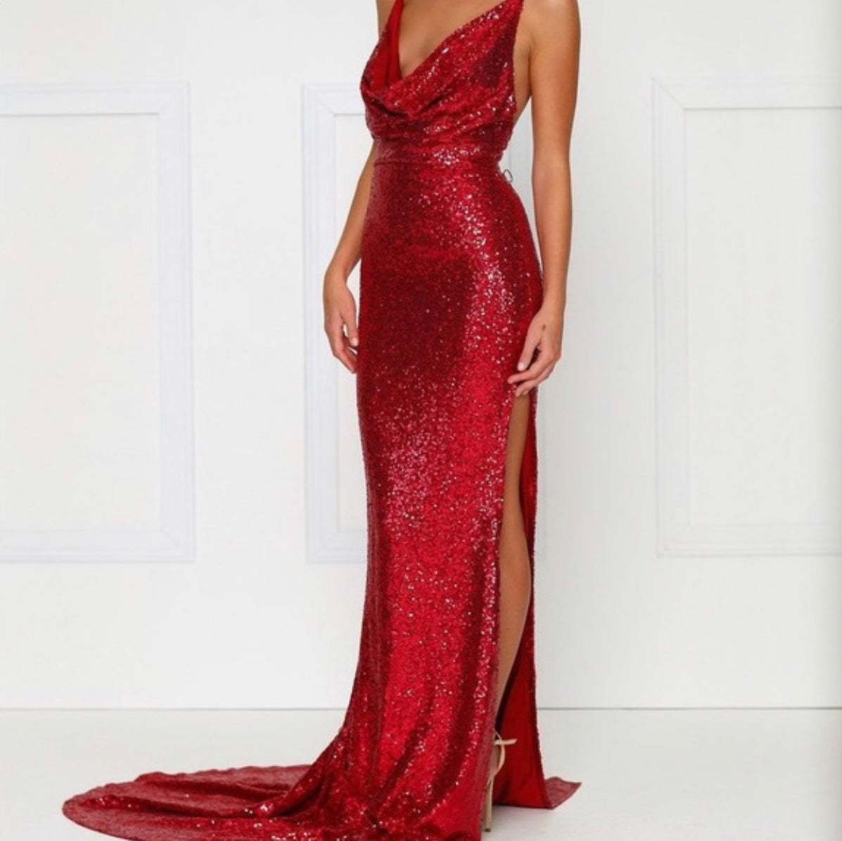 Alamour The Label Andriana Gown Red