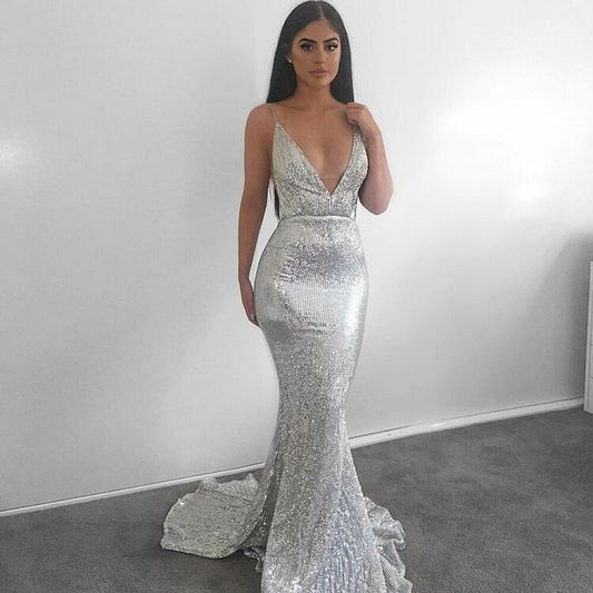 Abyss By Abby Jilah Gown Silver