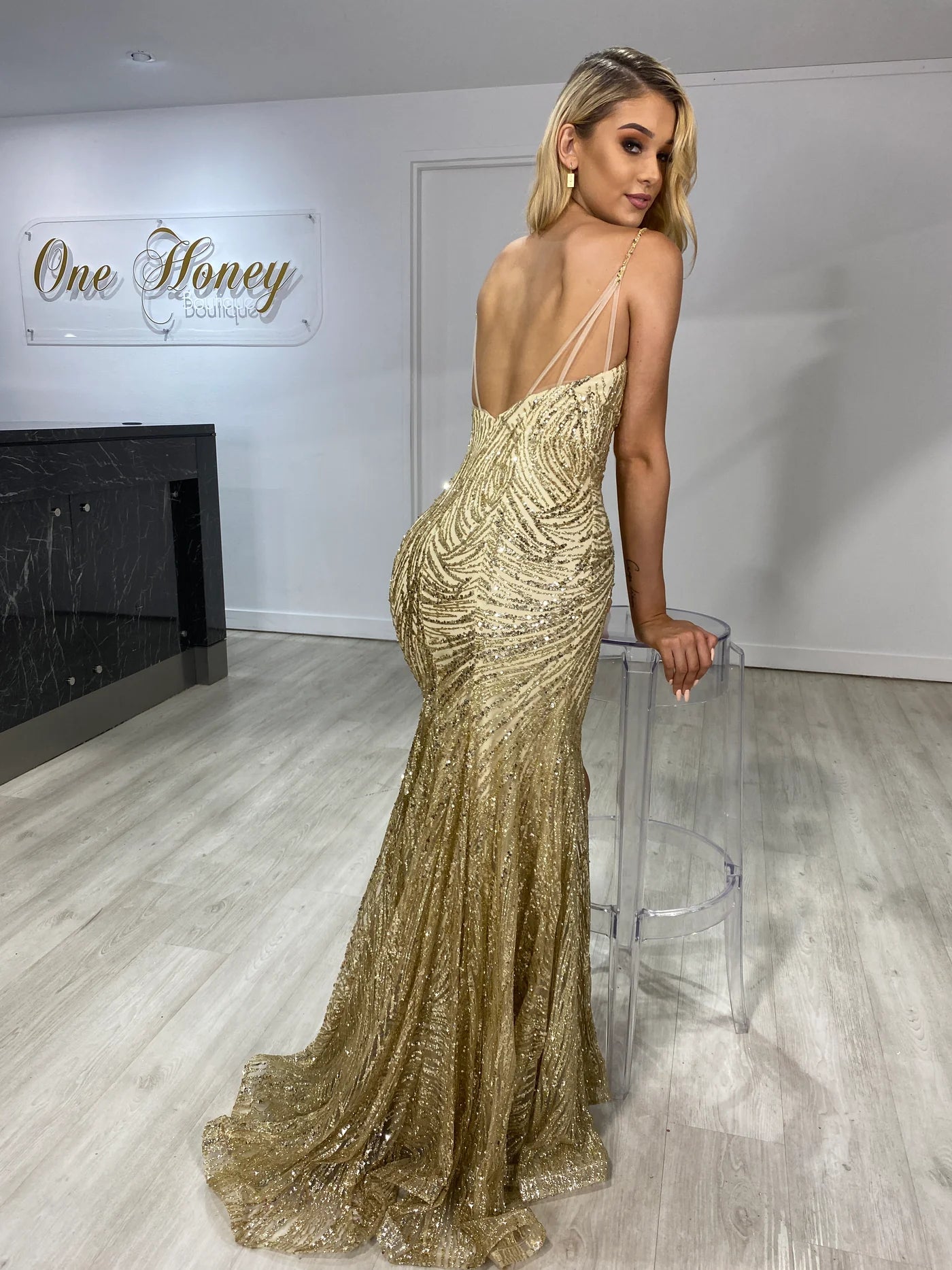 One Honey Isabella Mermaid Gown
