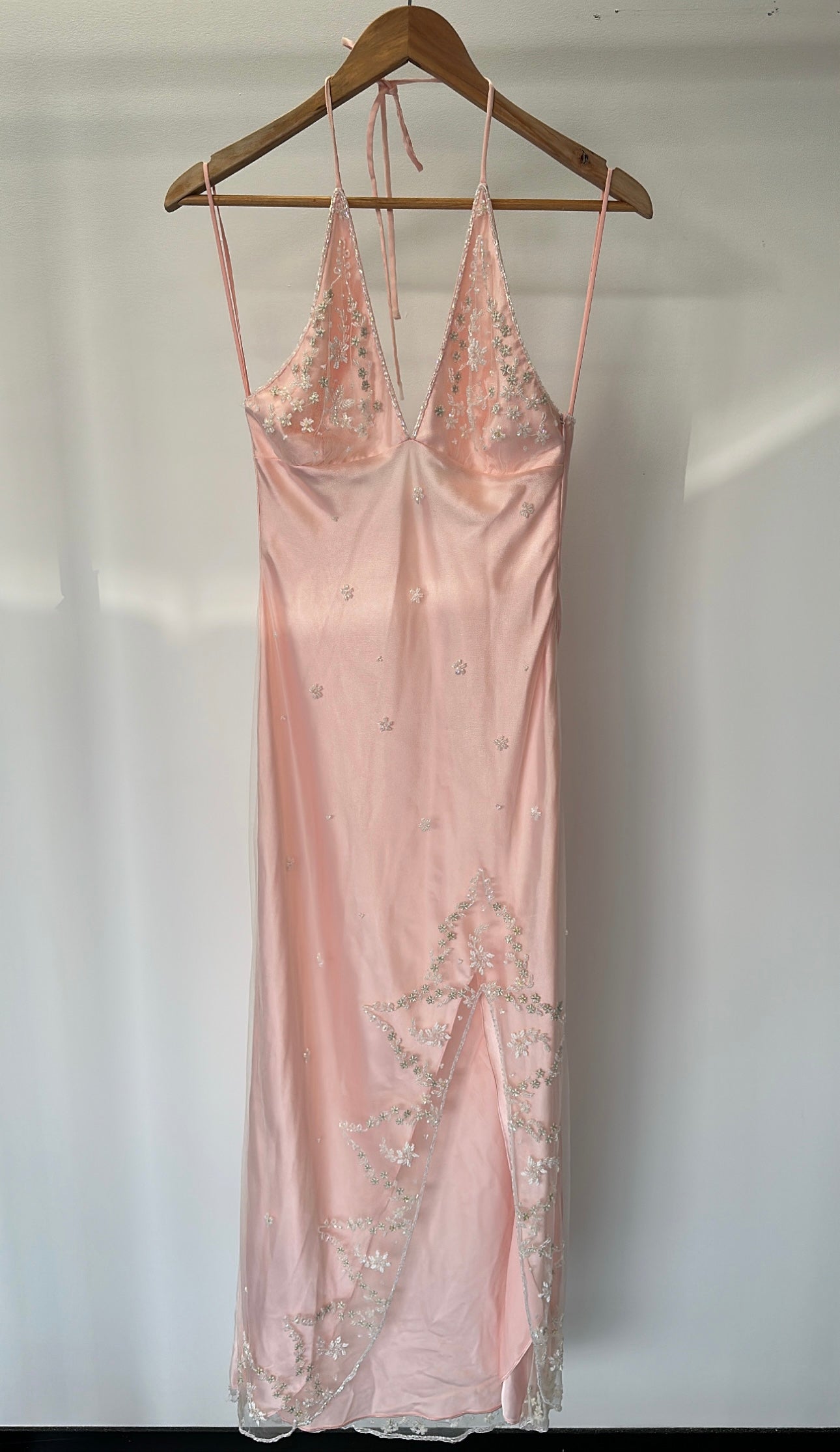 Ruth Tarvydas Slip Dress Baby Pink