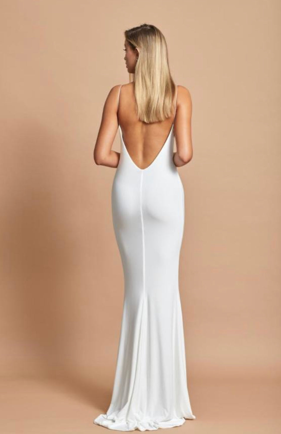 Natalie Rolt Gisele Gown White