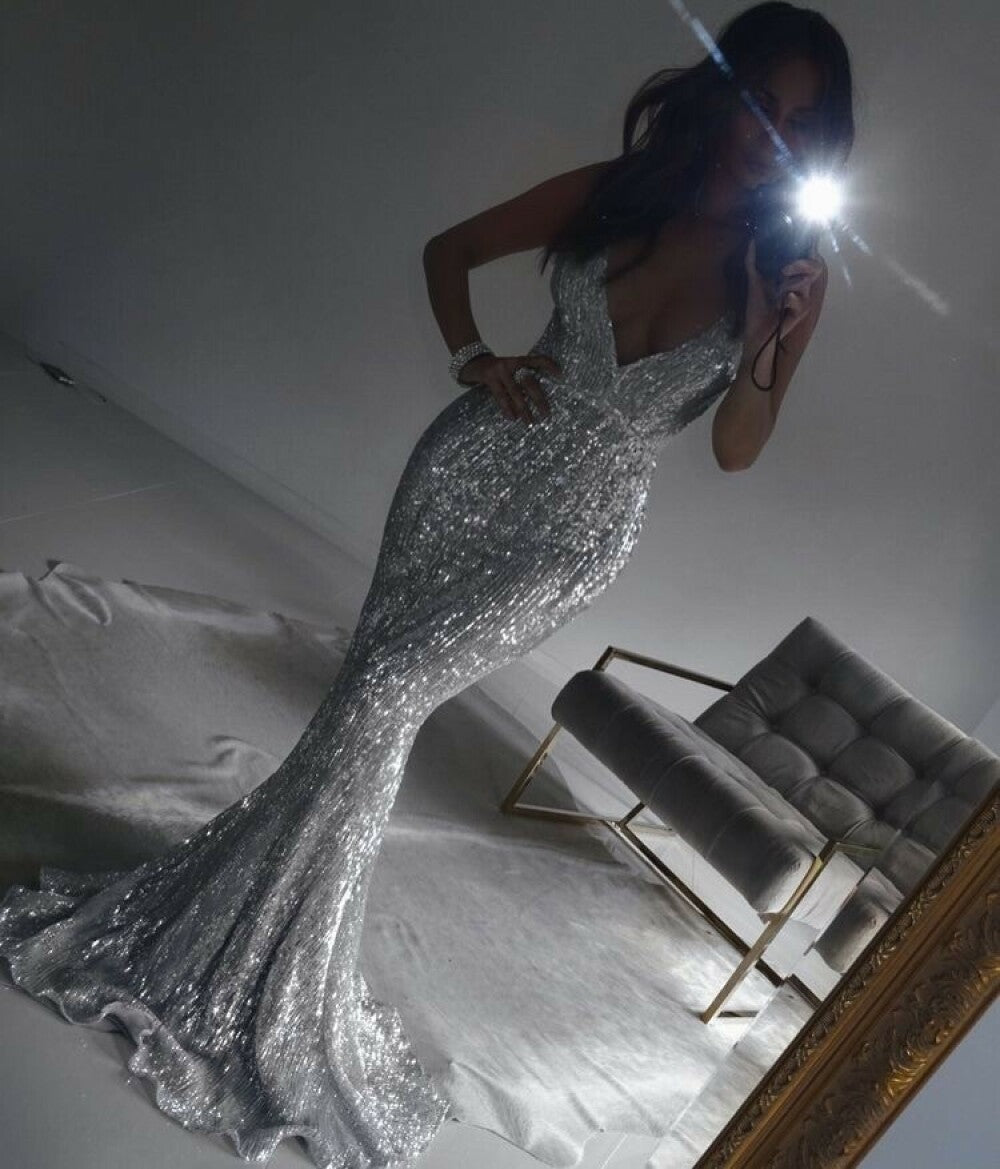Abyss By Abby Jilah Gown Silver