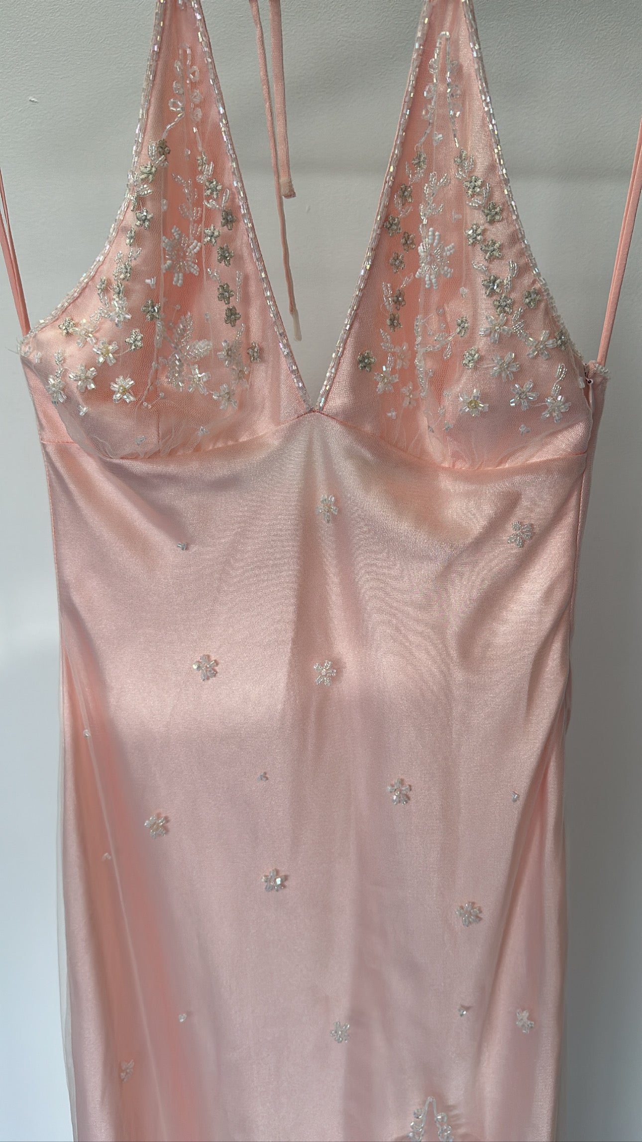 Ruth Tarvydas Slip Dress Baby Pink