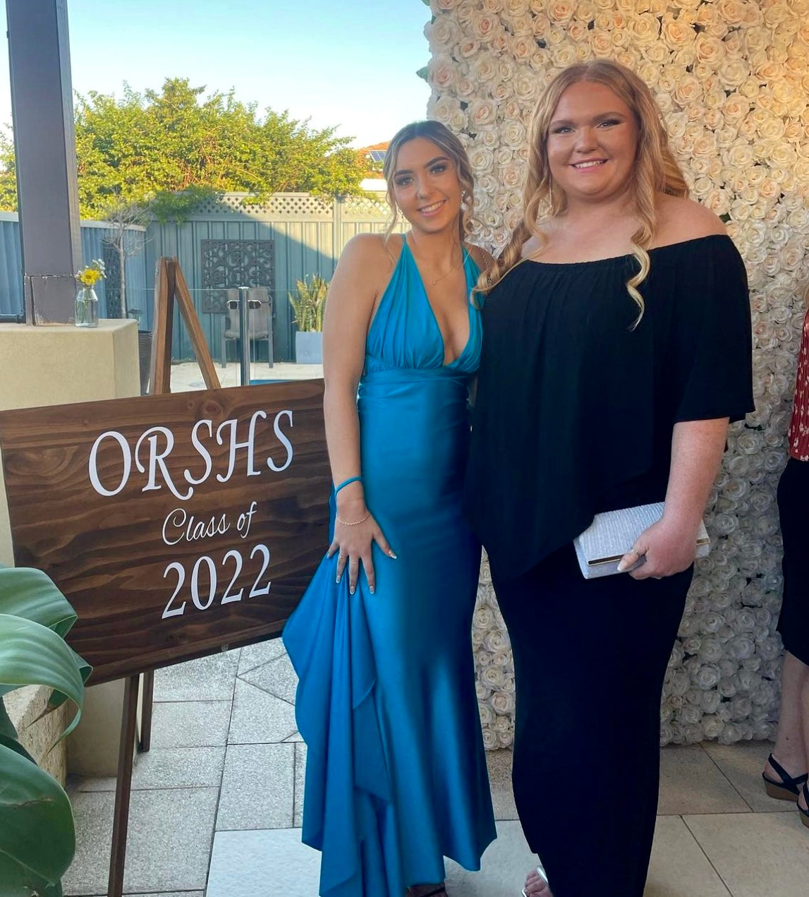 Custom Georgie Gown Train Aqua