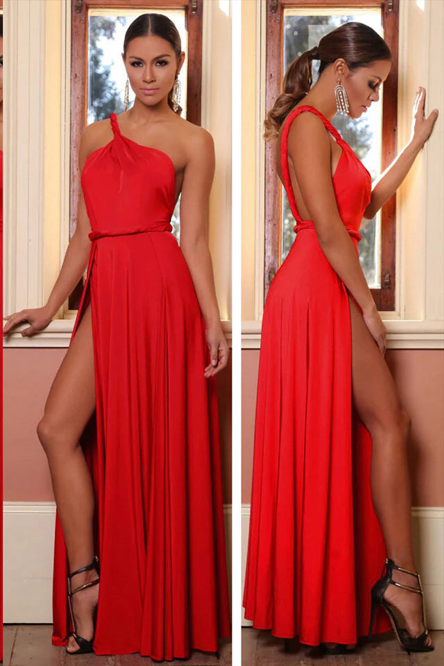 Abyss By Abby Vamp Gown Red