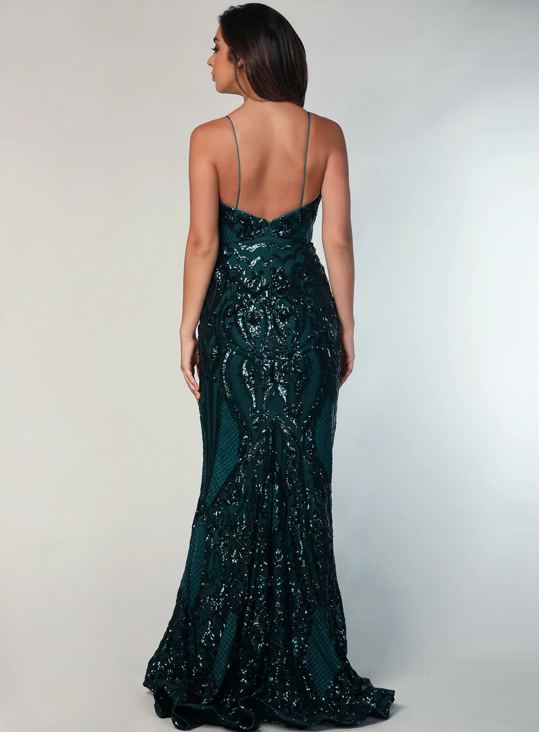 Tina Holly Delilah Gown Emerald