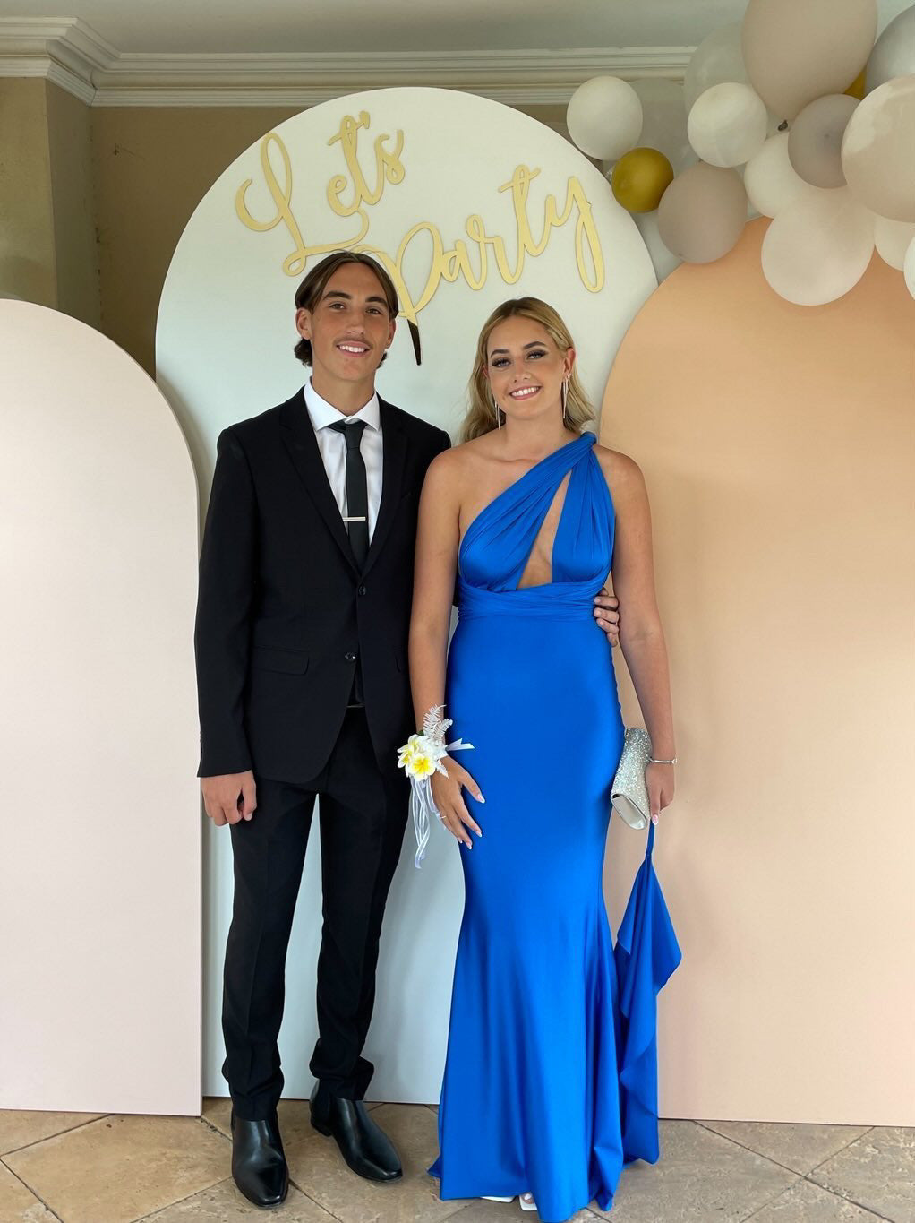 Jondon Multiwrap Gown Cobalt Hire For A Night