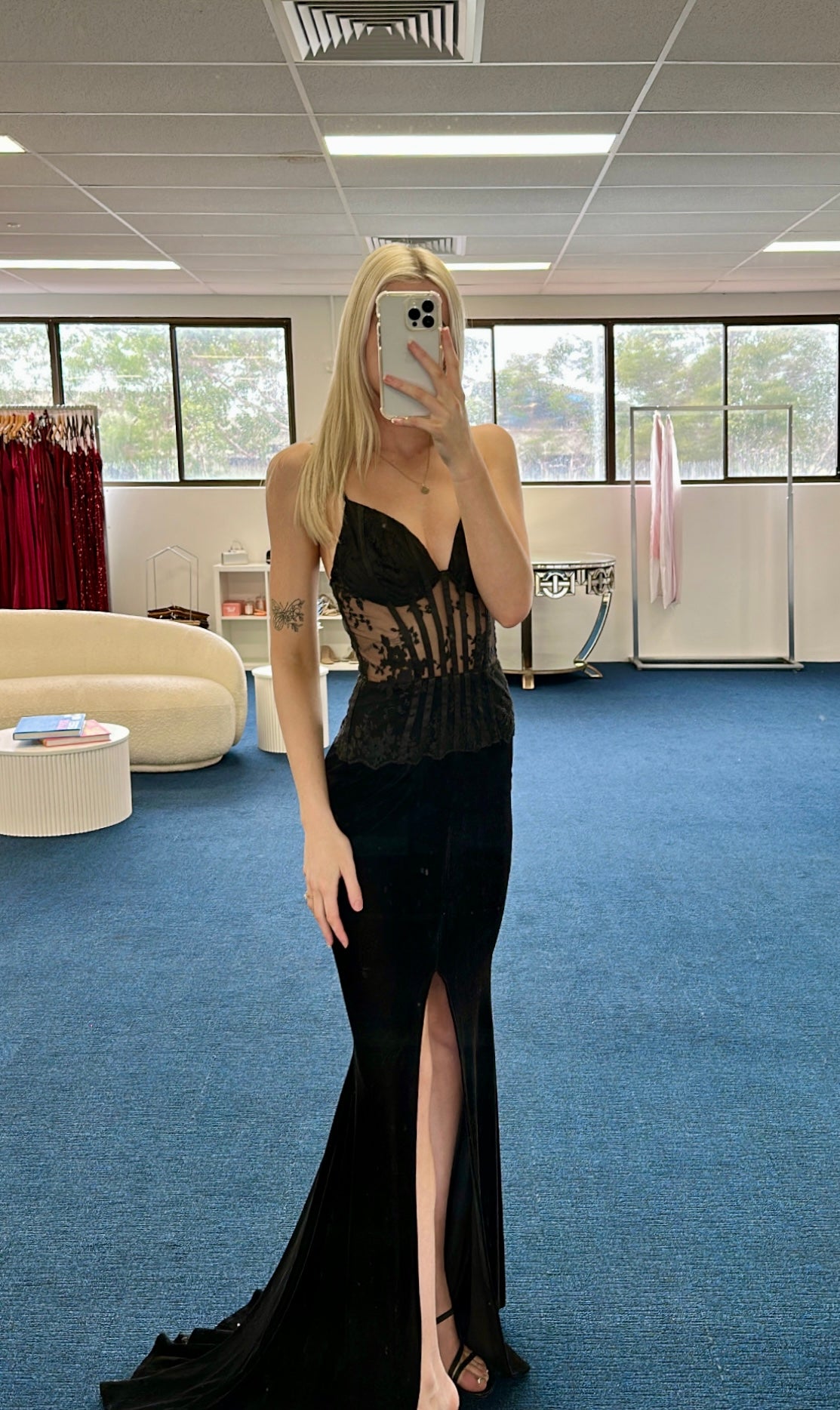 Abyss By Abby Velvet Gown Black