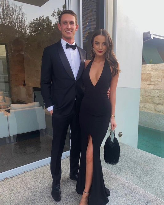 Nookie Illegal Halter Gown Black