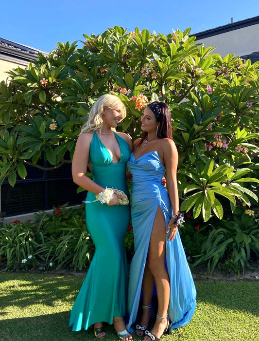 Custom Georgie Gown Train Emerald