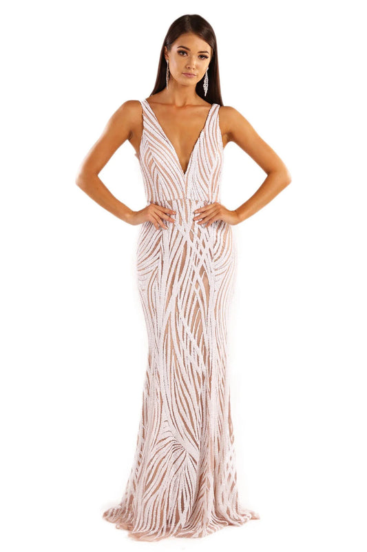 Noodz Boutique Sapphira Sequin Gown