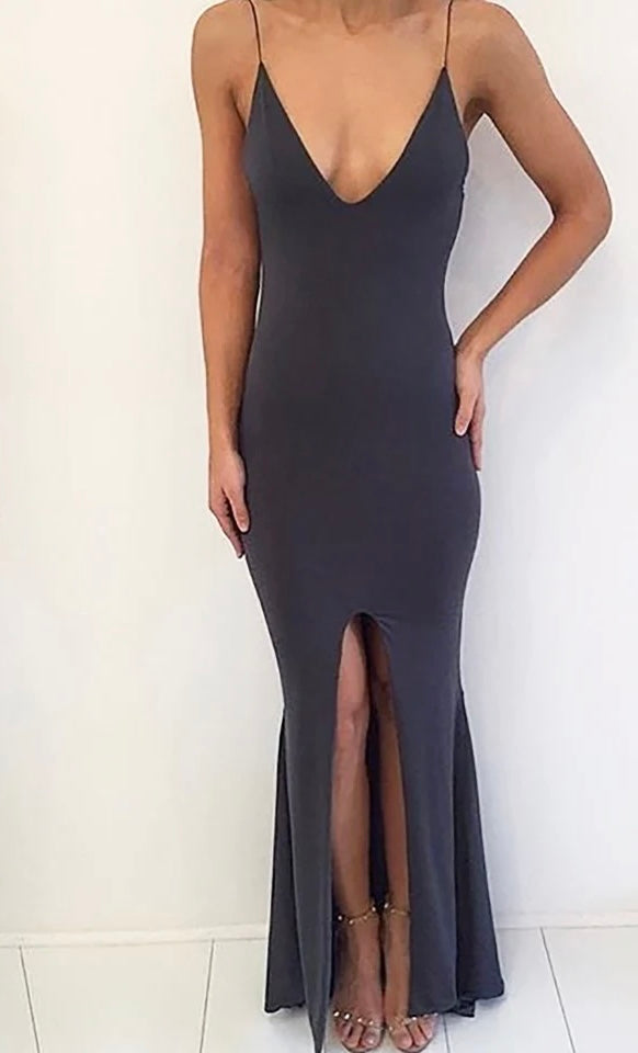 Natalie Rolt Gisele Gown Slate Grey